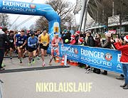 Nikolauslauf 2018 in München am 8.12.: über 10 km als Auftakt der Münchner Winterlaufserie im Olympiapark (©Foto: Martin Schmitz)